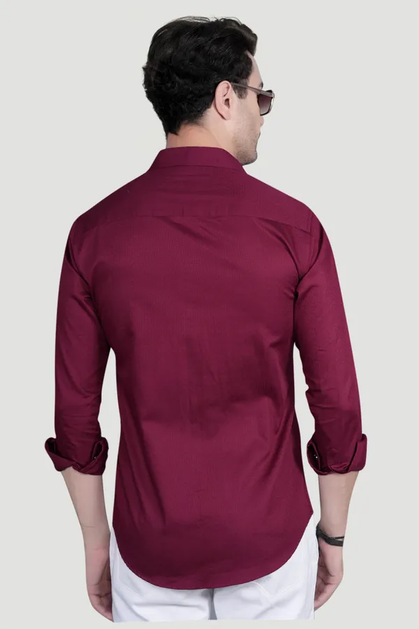 Viliam_Maroon_Cotton_Solid_Shirt