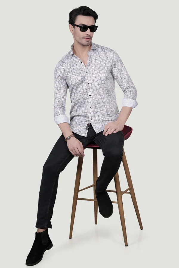 Cedric_White_Cotton_Printed_Shirt