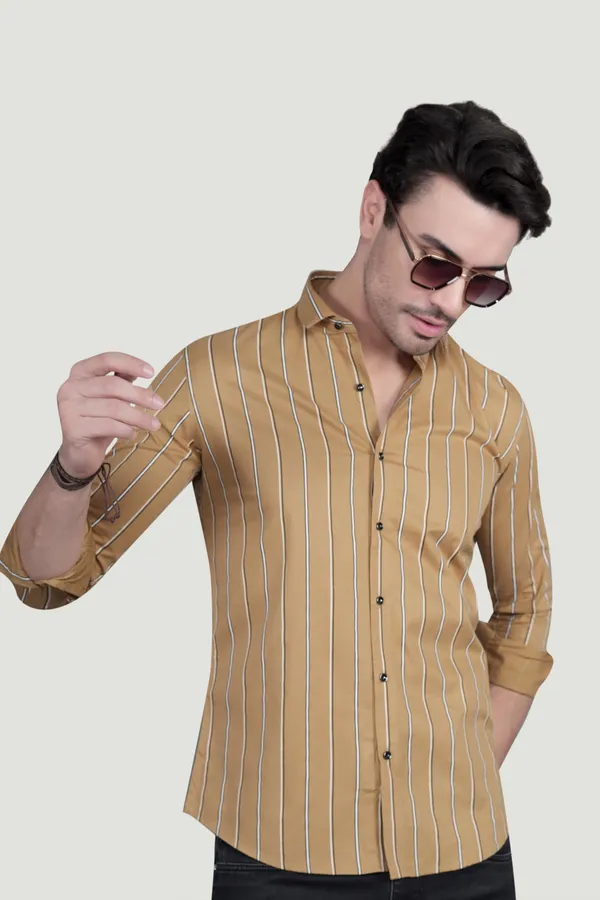 Pastel_Orange_Cotton_Striped_Shirt