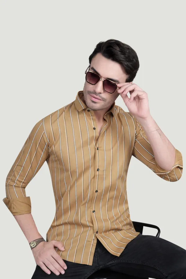 Pastel_Orange_Cotton_Striped_Shirt
