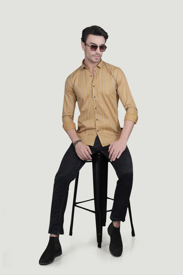 Pastel_Orange_Cotton_Striped_Shirt