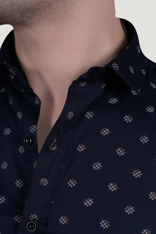 Fabio_Navy_Blue_Cotton_Printed_Shirt