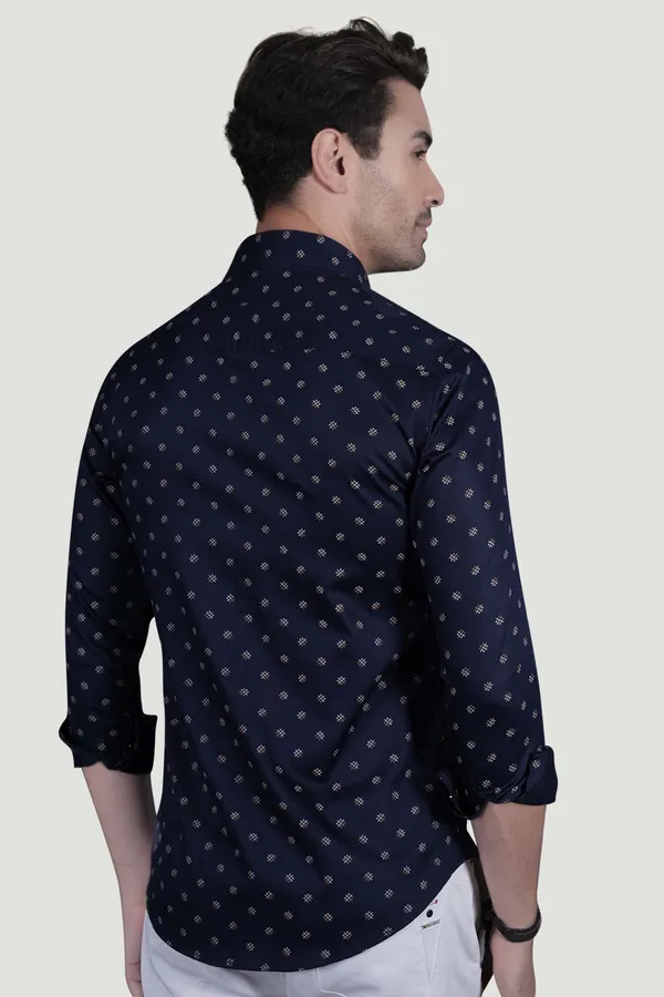 Fabio_Navy_Blue_Cotton_Printed_Shirt