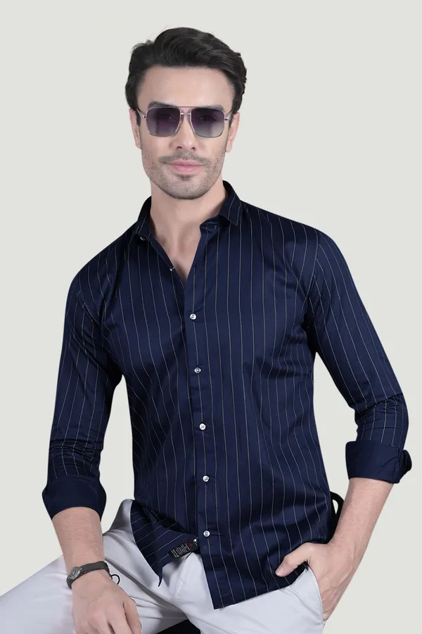 Alvar_Navy_Blue_Cotton_Striped_Shirt