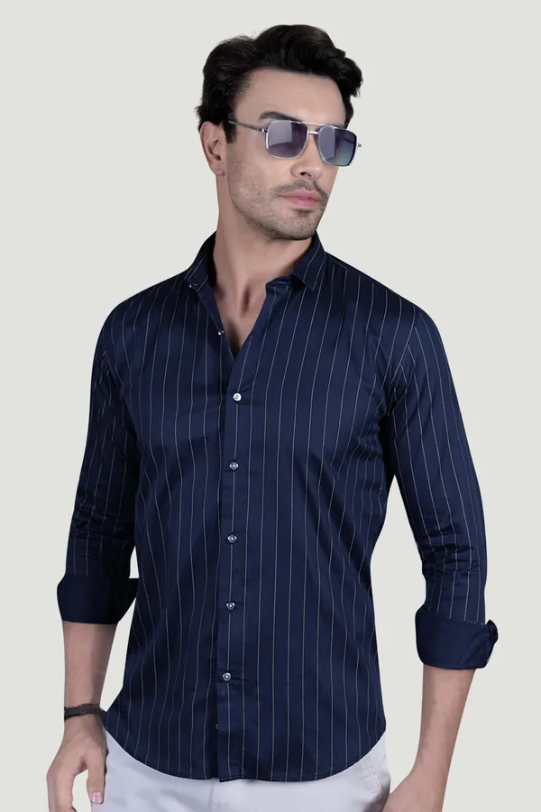 Alvar_Navy_Blue_Cotton_Striped_Shirt