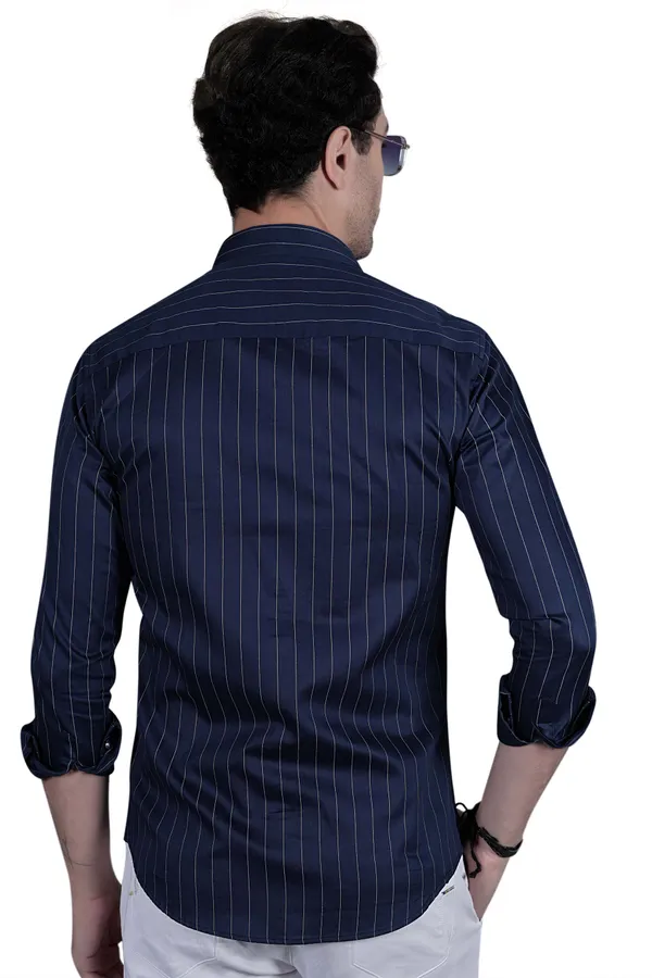 Alvar_Navy_Blue_Cotton_Striped_Shirt