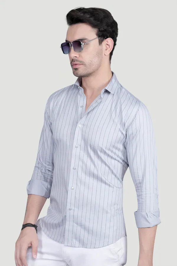 Noel_Grey_Cotton_Striped_Shirt