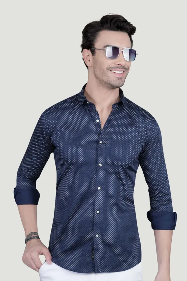 Danil_Navy_Blue_Cotton_Printed_Shirt