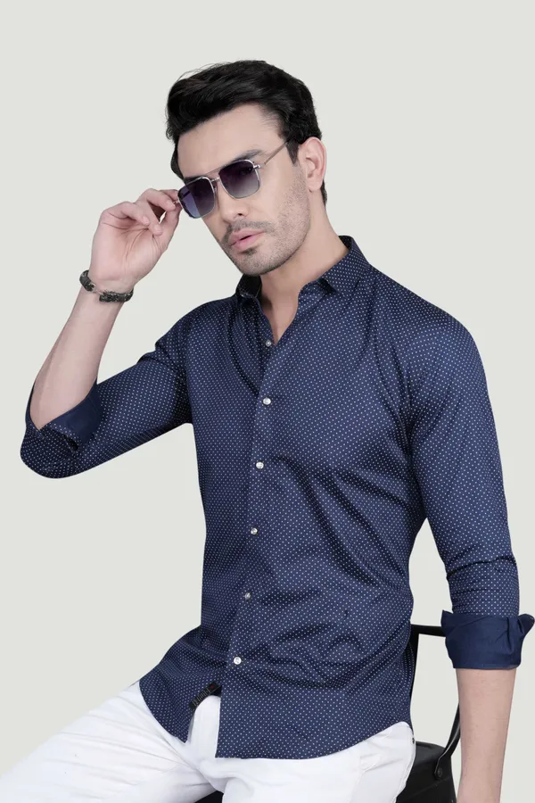 Danil_Navy_Blue_Cotton_Printed_Shirt