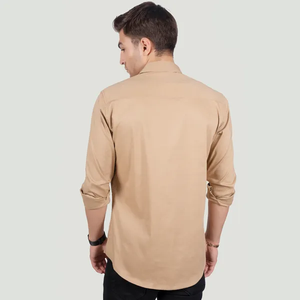 Manfredi_Beige_Solid_Full_Sleeves_Shirt_For_Men