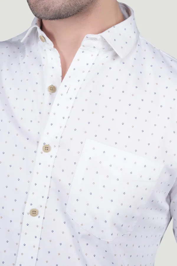 Wilhelm_White_Cotton_Printed_Shirt