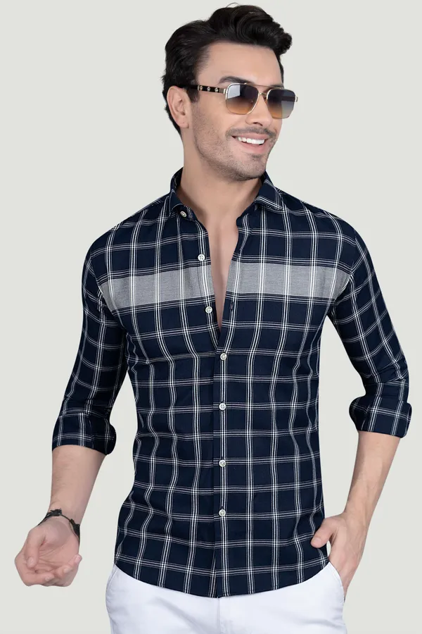 Nelson_Navy_Blue_Cotton_Checked_Shirt