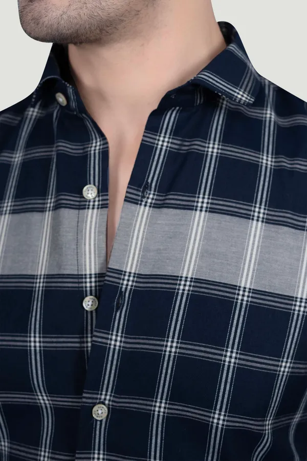 Nelson_Navy_Blue_Cotton_Checked_Shirt
