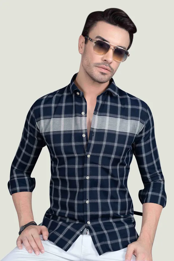 Nelson_Navy_Blue_Cotton_Checked_Shirt