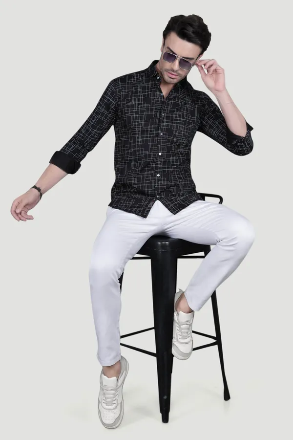 Julien_Black_Cotton_Printed_Shirt
