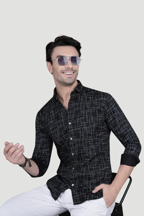 Julien_Black_Cotton_Printed_Shirt