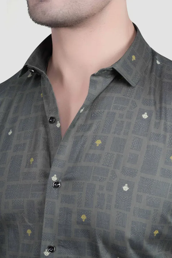 Leon_Grey_Cotton_Printed_Shirt