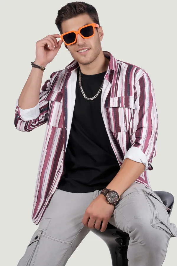 Red_Stripes_cotton_Blend_Double_Pocket_Christopher_Shirt