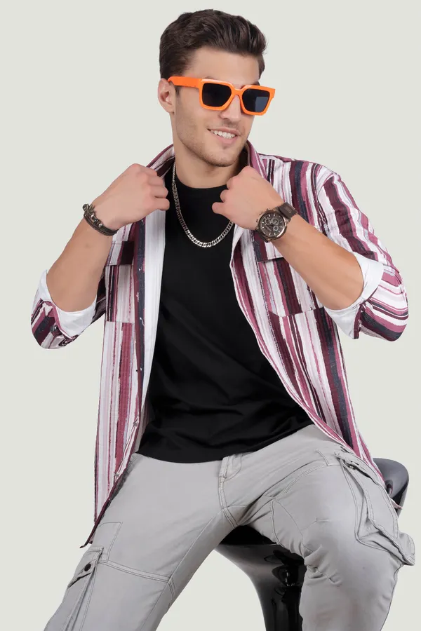 Red_Stripes_cotton_Blend_Double_Pocket_Christopher_Shirt