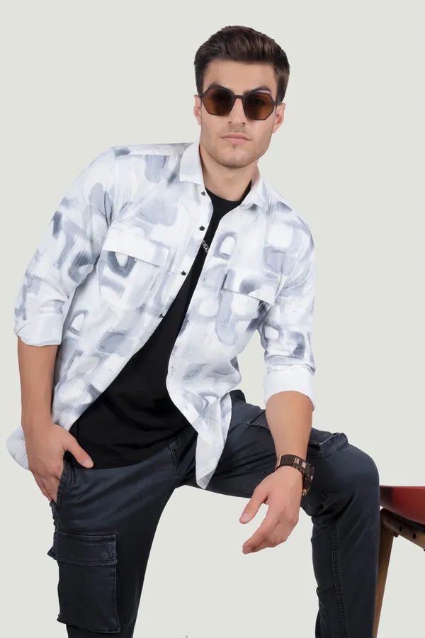 Double_Pocket_Fausto_Grey_Abstract_Print_Full_Sleeves