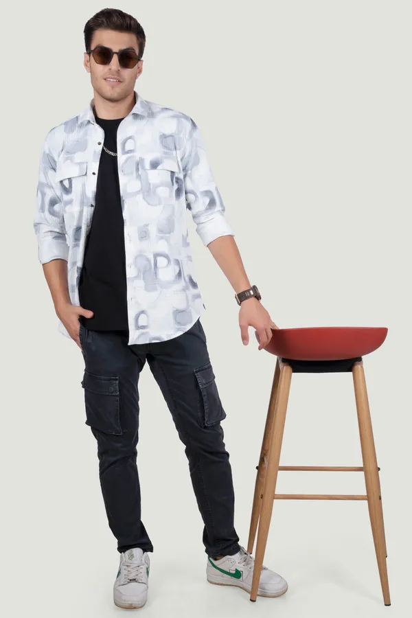 Double_Pocket_Fausto_Grey_Abstract_Print_Full_Sleeves