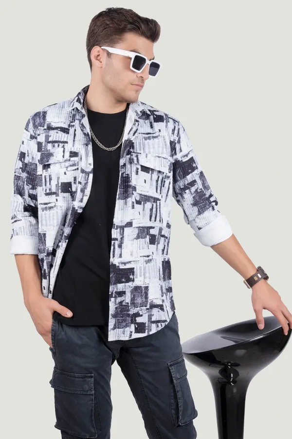 Double_Pocket_George_Blue_Abstract_Print_Full_Sleeves_Shirt