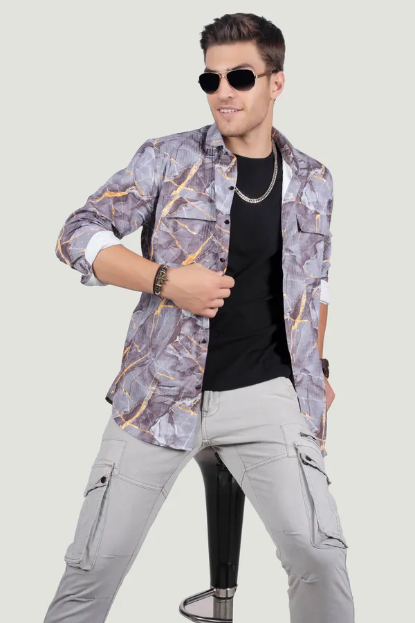 Double_Pocket_Gennaro_Brown_Abstract_Print_Full_Sleeves