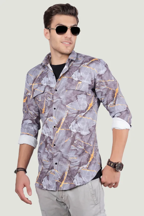 Double_Pocket_Gennaro_Brown_Abstract_Print_Full_Sleeves
