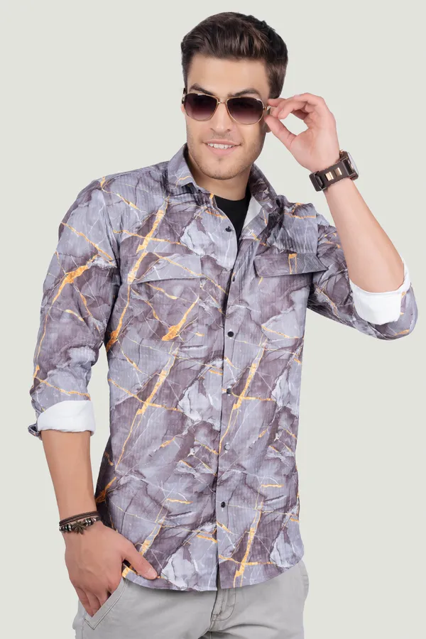 Double_Pocket_Gennaro_Brown_Abstract_Print_Full_Sleeves