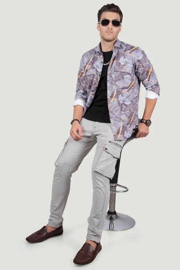 Double_Pocket_Gennaro_Brown_Abstract_Print_Full_Sleeves