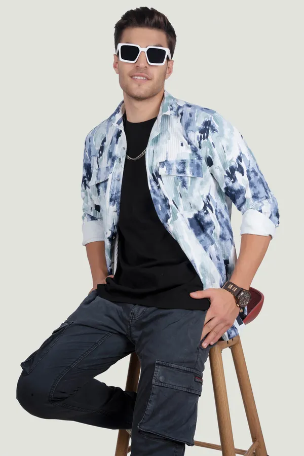 Double_Pocket_Kenneth_Multi_Abstract_Print_Full_Sleeves