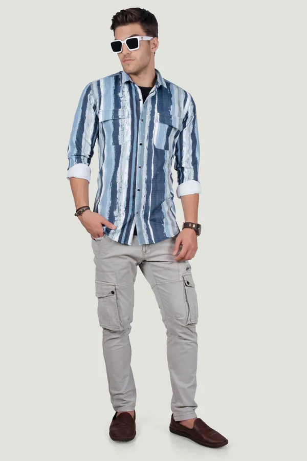 Double_Pocket_Guido_Multi_Stripes_Shirt