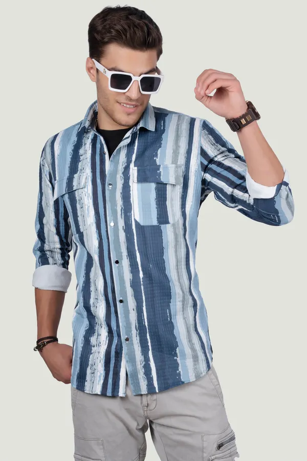 Double_Pocket_Guido_Multi_Stripes_Shirt