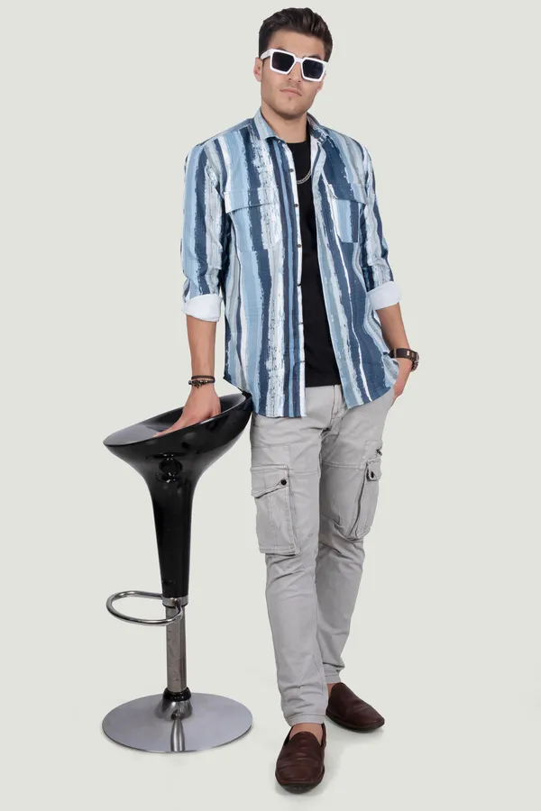 Double_Pocket_Guido_Multi_Stripes_Shirt
