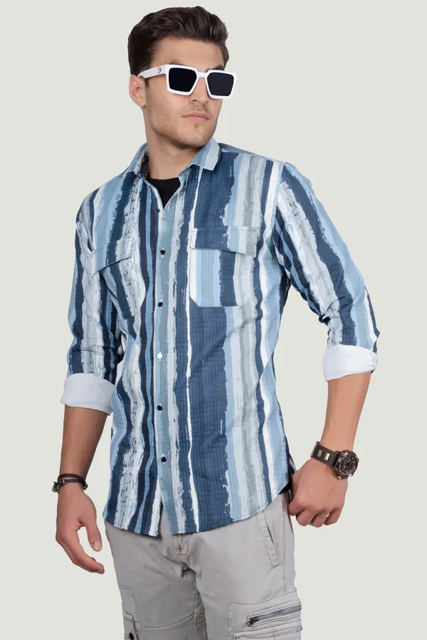 Double_Pocket_Guido_Multi_Stripes_Shirt