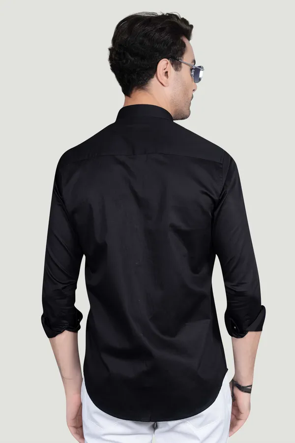 Tudor_Black_Cotton_Designer_Shirt