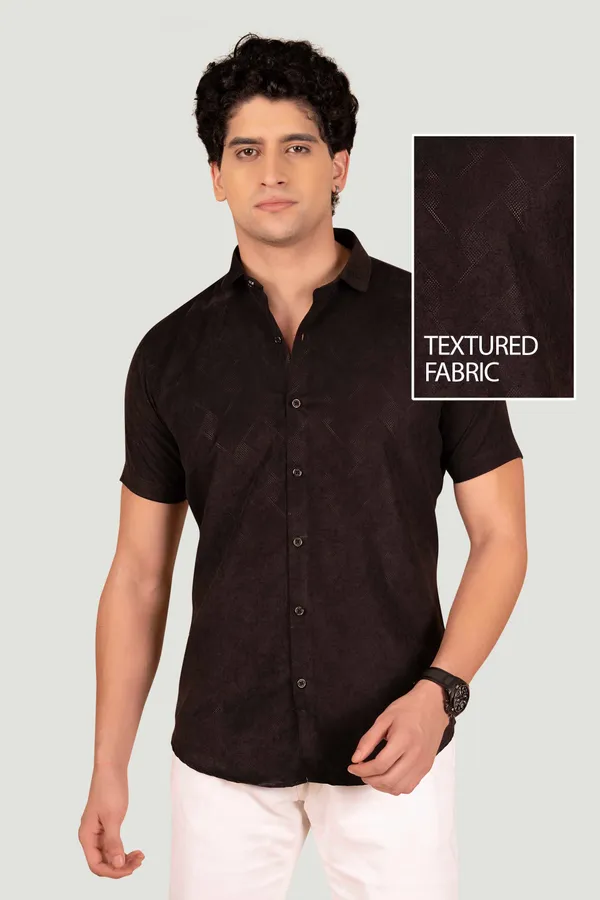Oliver_Black_Textured_Solid_Full_Sleeves_Shirt