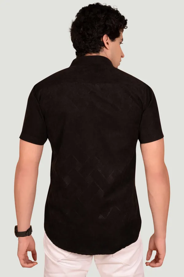 Oliver_Black_Textured_Solid_Full_Sleeves_Shirt