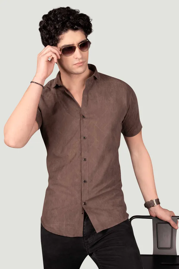 Carter_Brown_Textured_Solid_Full_Sleeves_Shirt