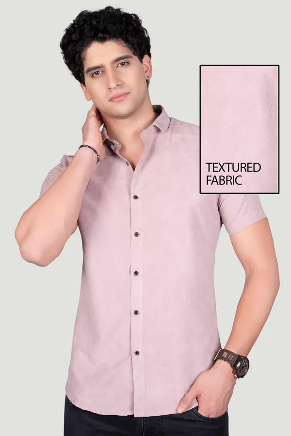 Miles_Pink_Textured_Solid_Full_Sleeves_Shirt