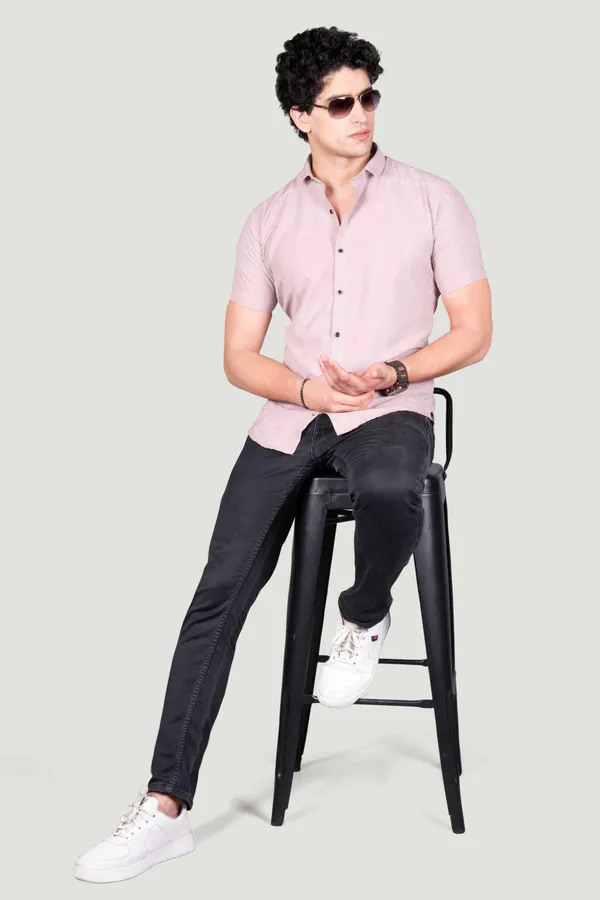 Miles_Pink_Textured_Solid_Full_Sleeves_Shirt