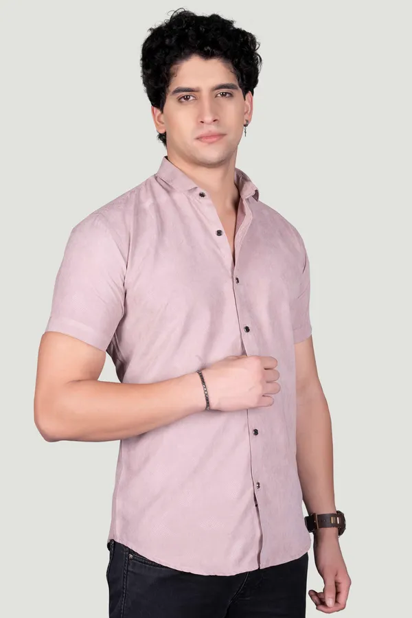 Miles_Pink_Textured_Solid_Full_Sleeves_Shirt