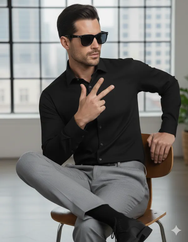 Stefan_Black_Cotton_Formal_Shirt