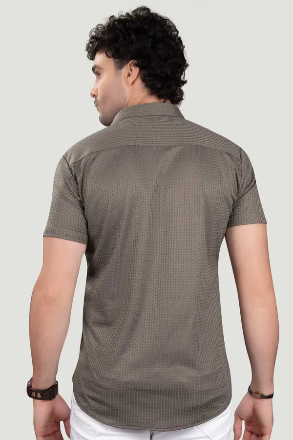 Alexander_Light_Brown_Lycra_Knitted_Full_Sleeves_Shirt