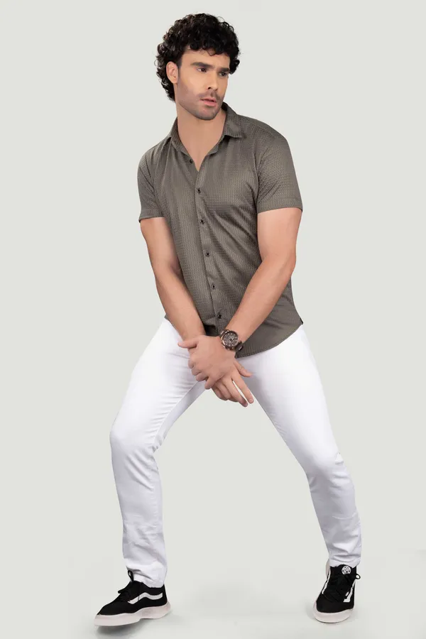 Alexander_Light_Brown_Lycra_Knitted_Full_Sleeves_Shirt