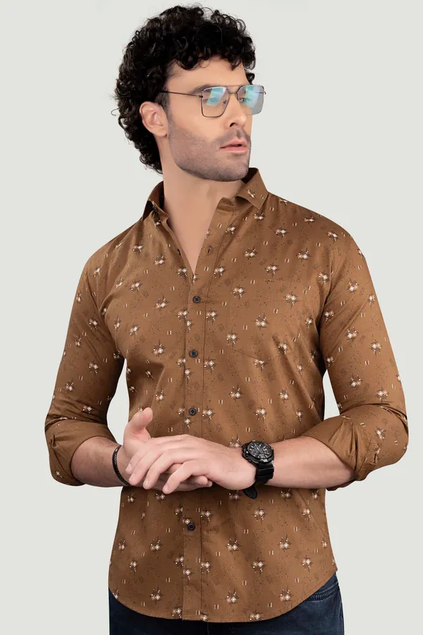 Artur_Brown_Cotton_Print_Full_Sleeves_Shirt