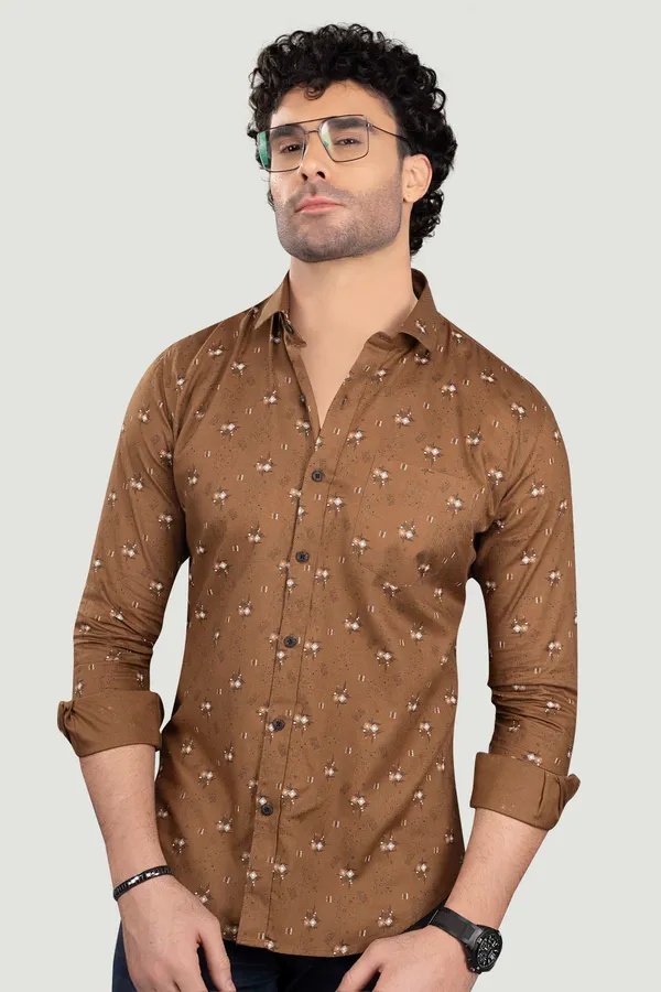 Artur_Brown_Cotton_Print_Full_Sleeves_Shirt