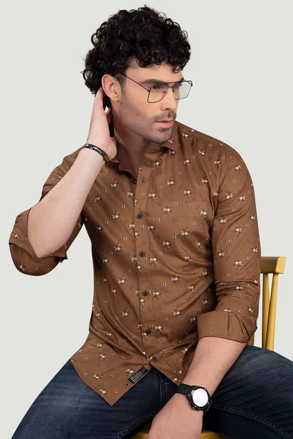 Artur_Brown_Cotton_Print_Full_Sleeves_Shirt