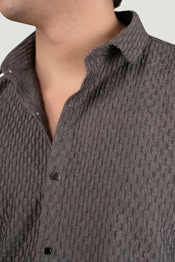 Gavin_Grey_Knitted_Full_Sleeves_Shirt
