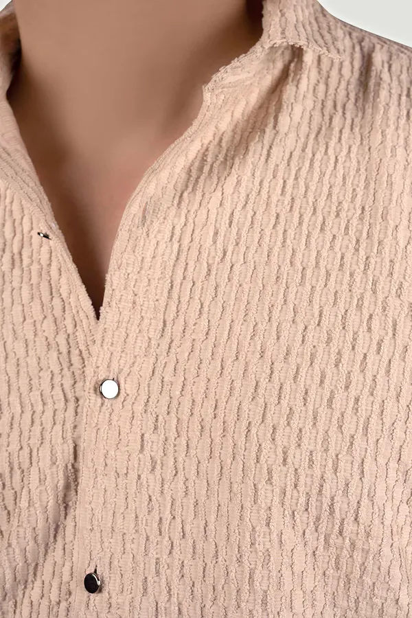 Hunter_Beige_Knitted_Full_Sleeves_Shirt